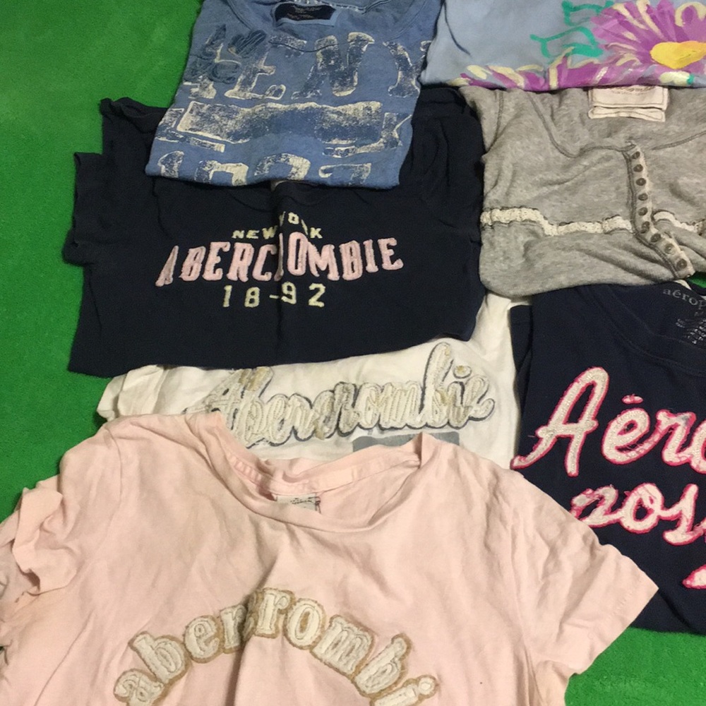 Aeropostale shirts and Abercrombie t-shirts